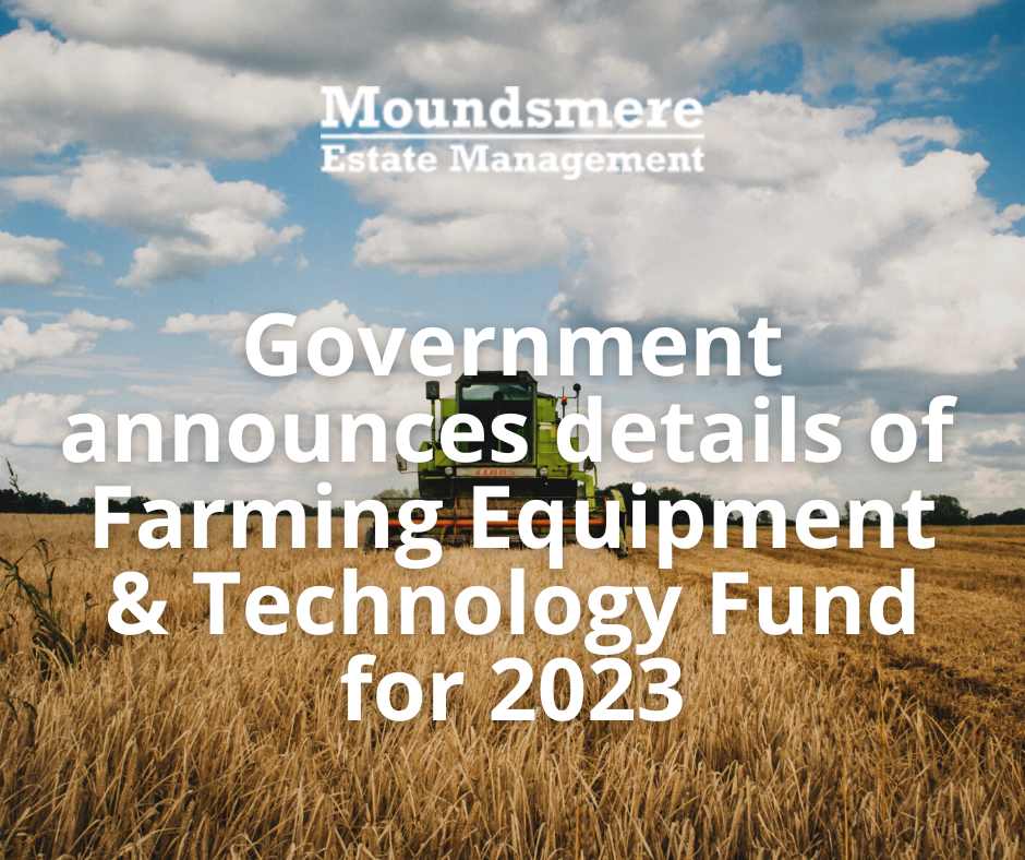 Government announces details of the Farming Equipment & Technology Fund for 2023